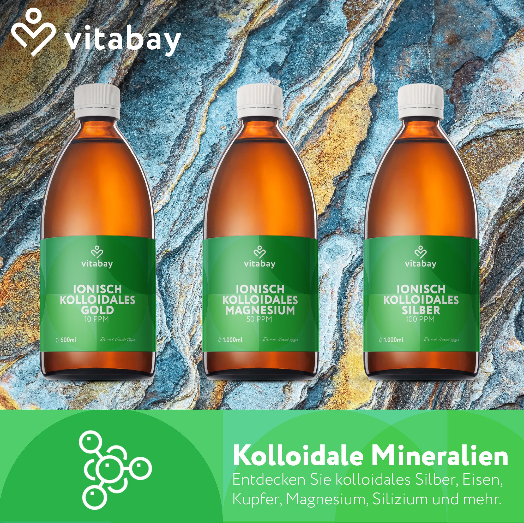 Kolloidales Gold 10 PPM - Reinheitsstufe 99,99%