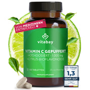 Vitamin C 1000 mg + Bioflavonoide (Time Released ) - vegane Tabletten