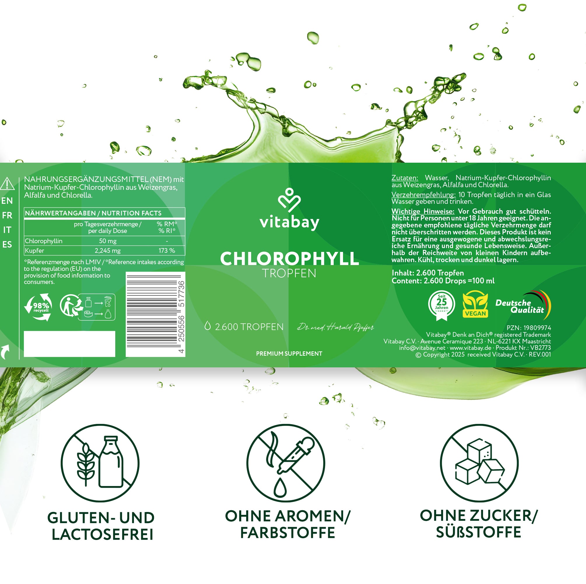 Chlorophyll Tropfen 100ml