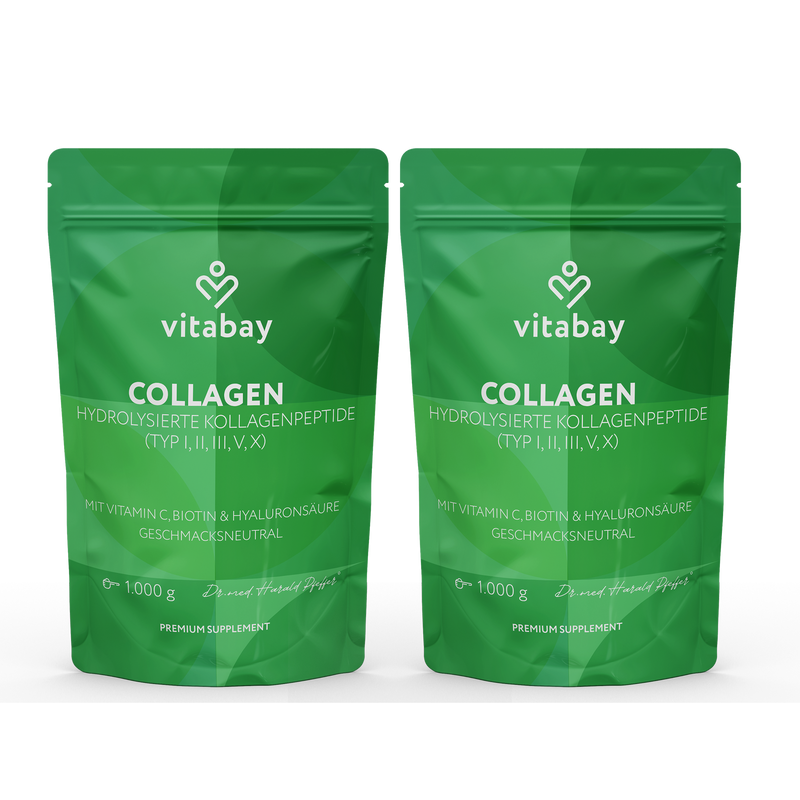 Kollagen Pulver richtig einsetzen: 20 g, jeden Tag, egal wann