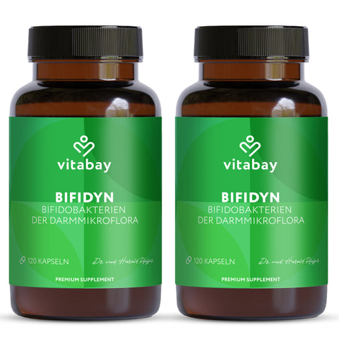 Bifidyn Probiotika – 42 Mrd. KBE, 120 vegane Kapseln, Apothekenqualität