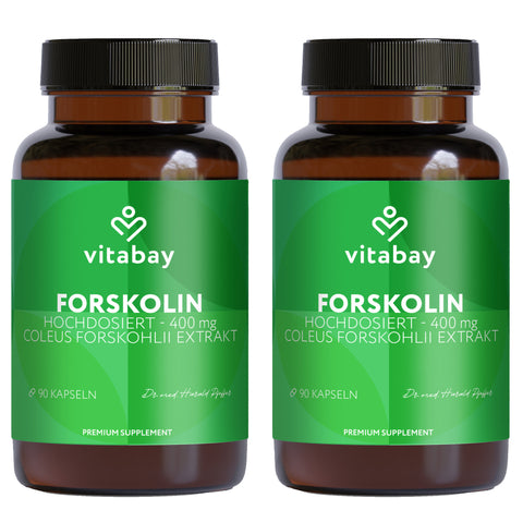 Forskolin 400 mg - 90 vegane Kapseln
