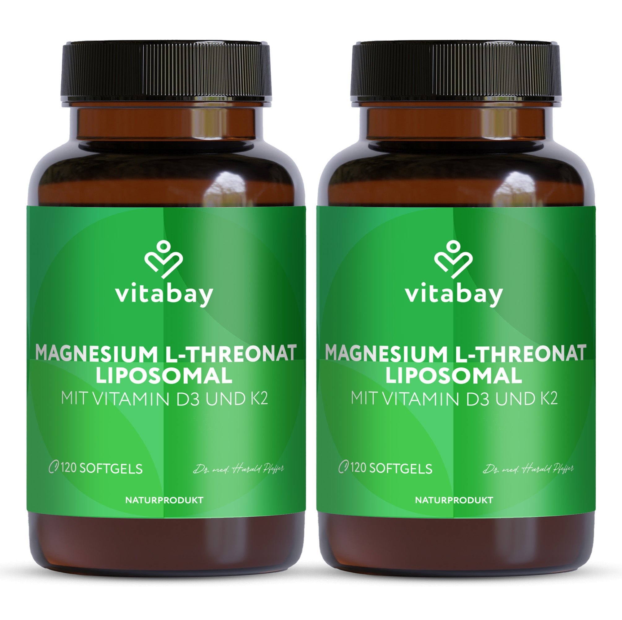 Liposomales Magnesium-L-Threonat 1000 mg - 120 vegane Softgels - NATURPRODUKT