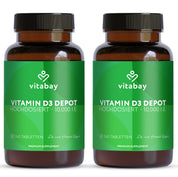 Vitamin D3 Depot 10.000 I.E. - Vegane Tabletten