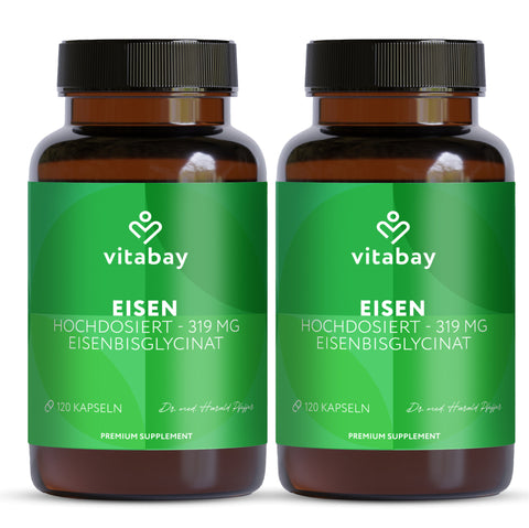 Eisen (Eisenbisglycinat) - 319 mg - 120 vegane Kapseln