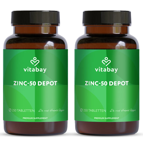 Zinc-50 Depot - Vegane Tabletten