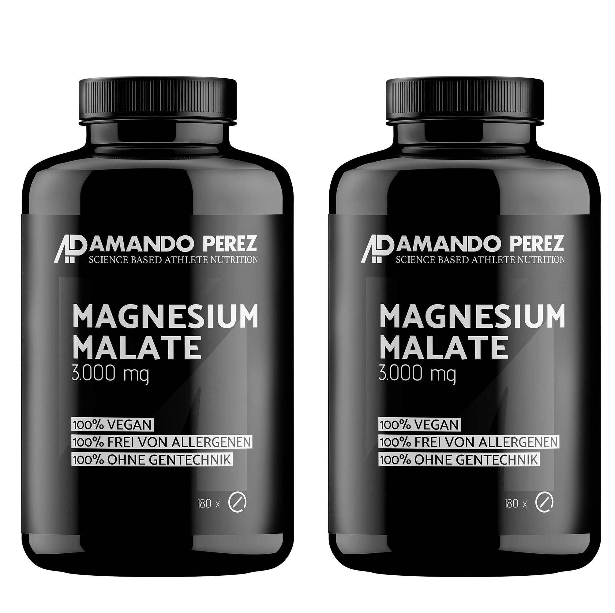 Magnesium Malate 3000mg - 180 vegane Tabletten