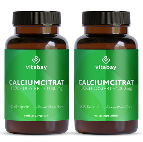 Calciumcitrat 1000mg - Vegane Kapseln
