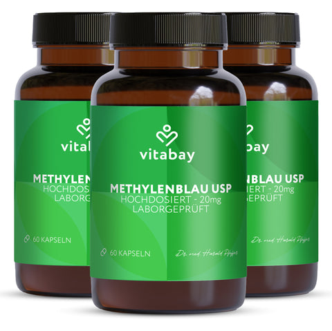 Methylenblau USP Kapseln – Hochreine Laborqualität
