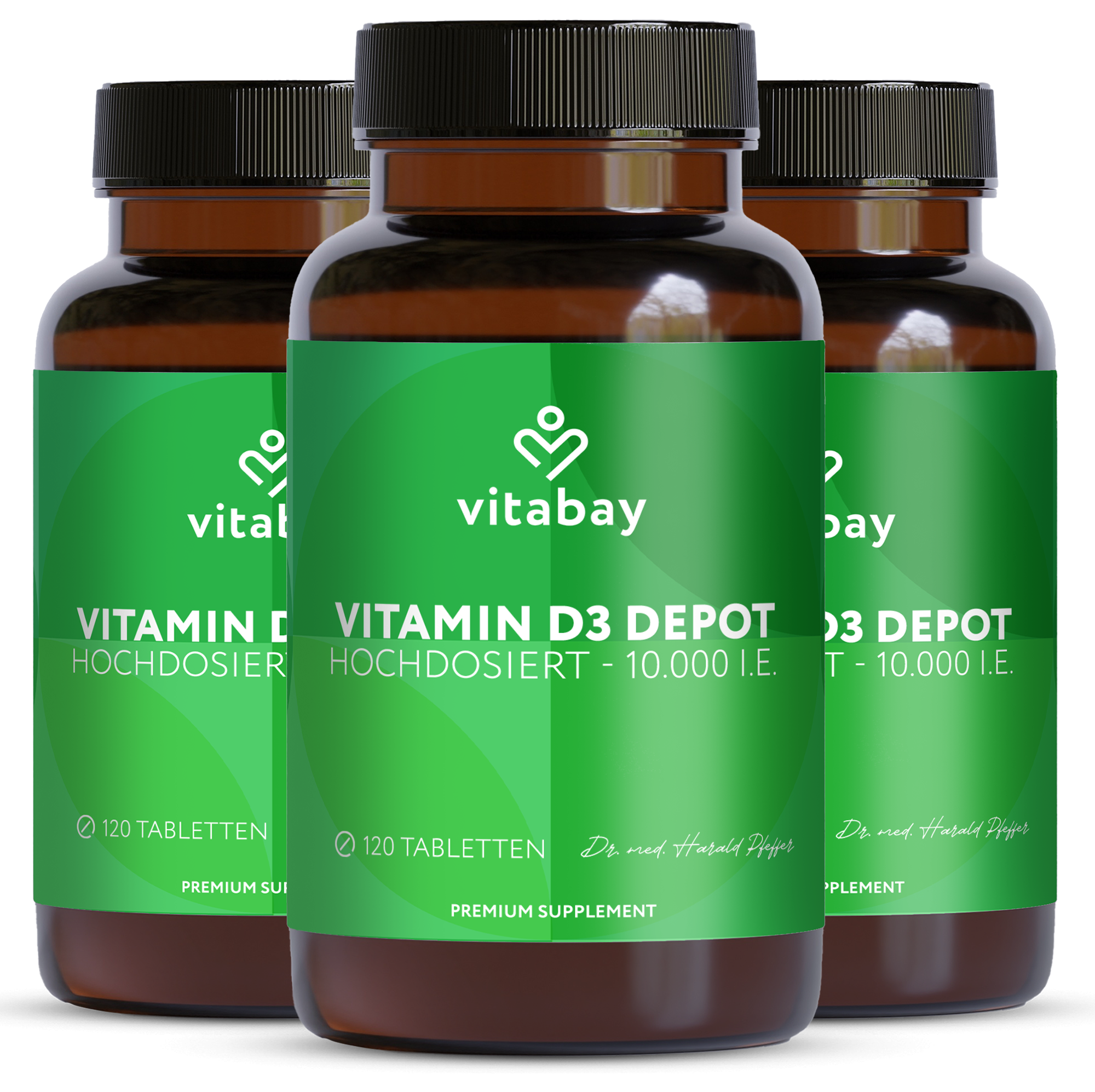 Vitamin D3 Depot 10.000 I.E. - Vegane Tabletten