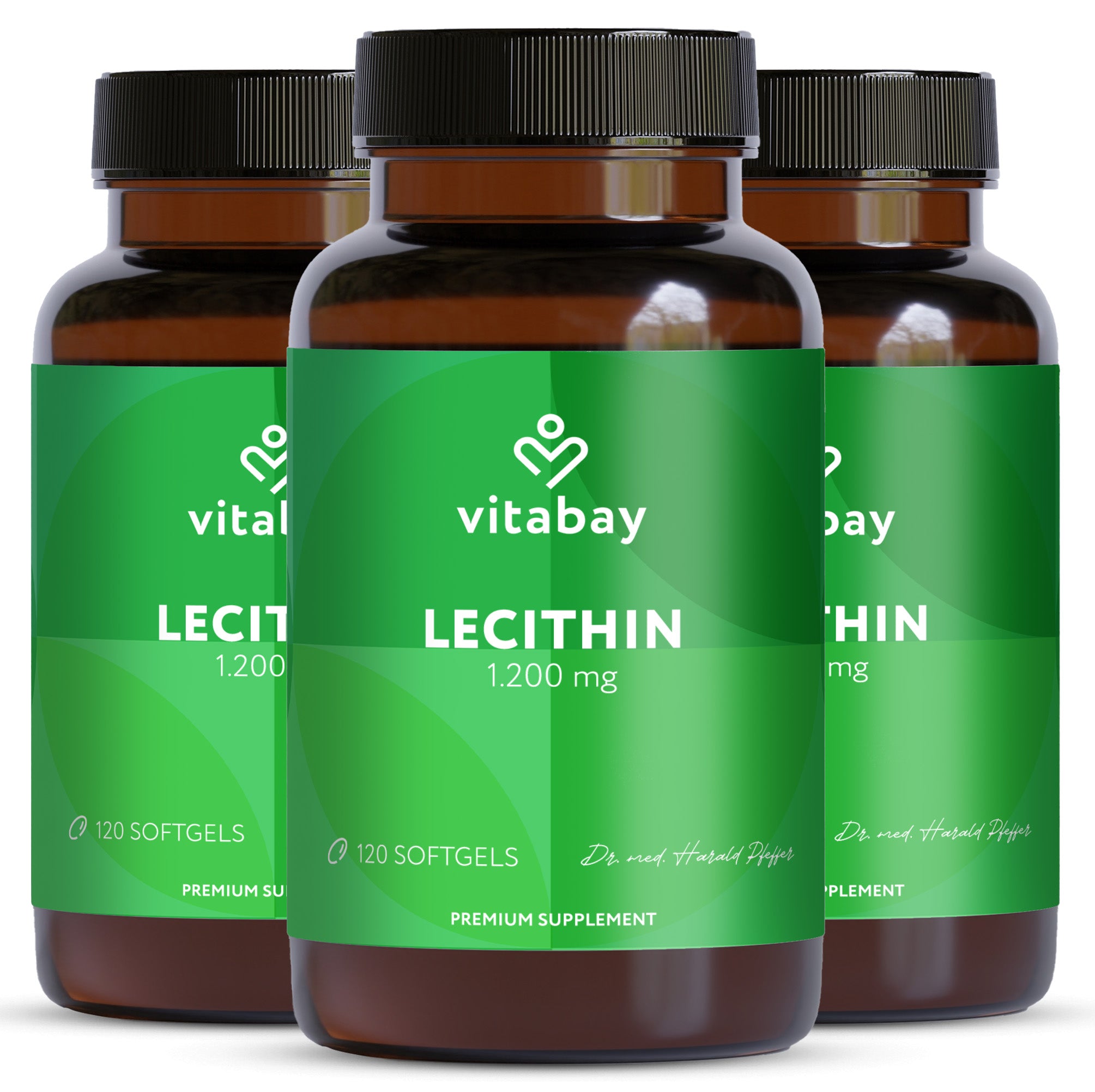 Lecithin 1.200 mg - 120 vegane Softgels