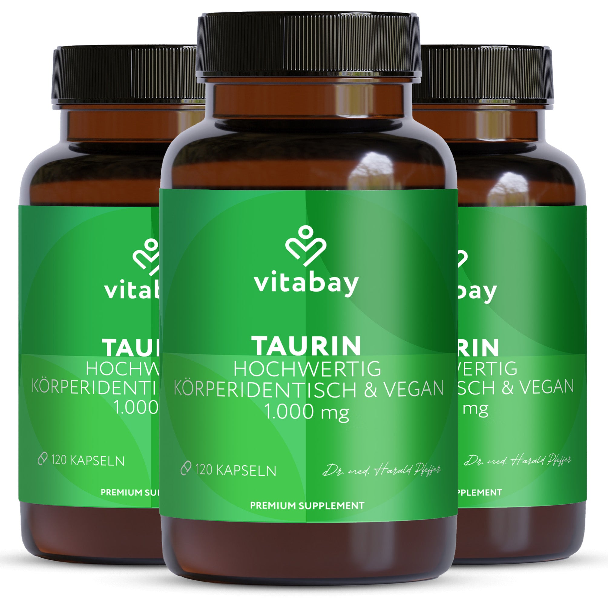 Taurin 1000 mg - 120 vegane Kapseln
