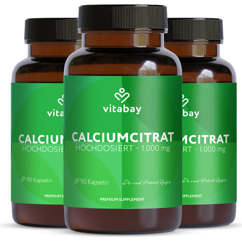 Calciumcitrat 1000mg - Vegane Kapseln