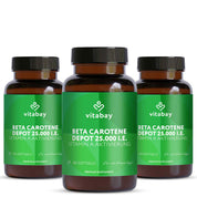 Beta Carotene 25.000 I.E. Depot - 180 vegane Softgels