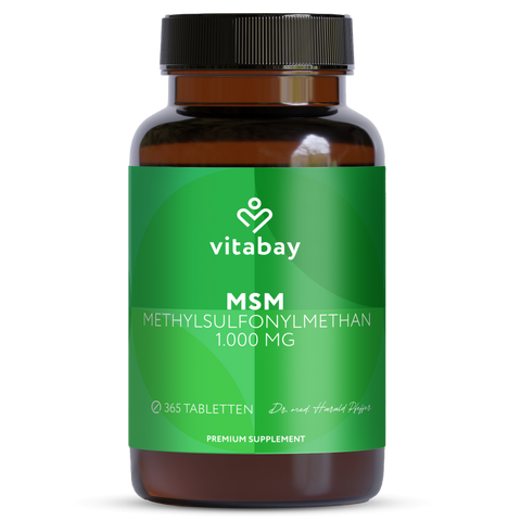MSM Tabletten Hochdosiert - 1.000 mg - 365 MSM Tabletten