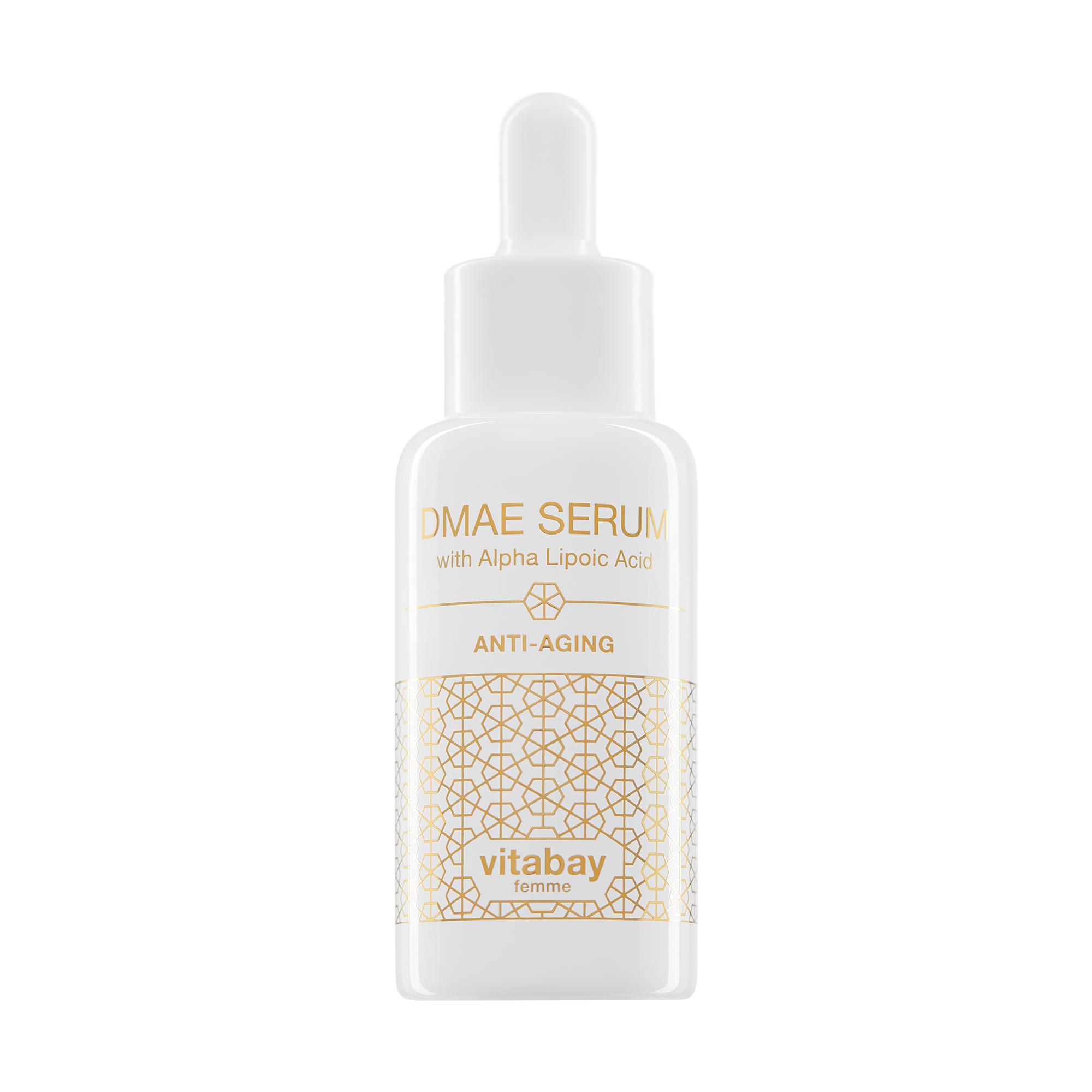 DMAE Serum - 50 ml - mit 2,5% DMAE + 5% R-Alpha Liponsäure + 2,5% Retinol Vitamin A + 5% Aloe Vera