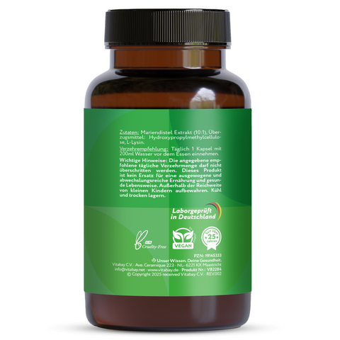 Mariendistel Extrakt 500mg vegan - 90 Kapseln
